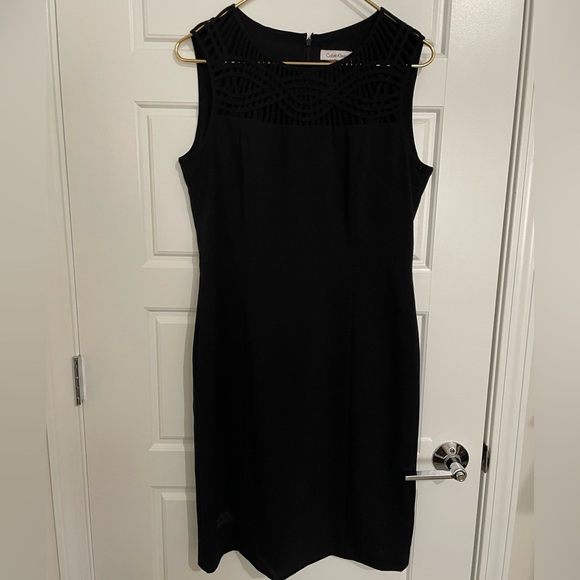 Calvin Klein Black Sleeveless Dress - Picture 1 of 7